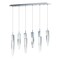Et2 Quartz 6-Light 39.25" Wide Polished Chrome Linear Pendant E31245-20PC - alternate 1